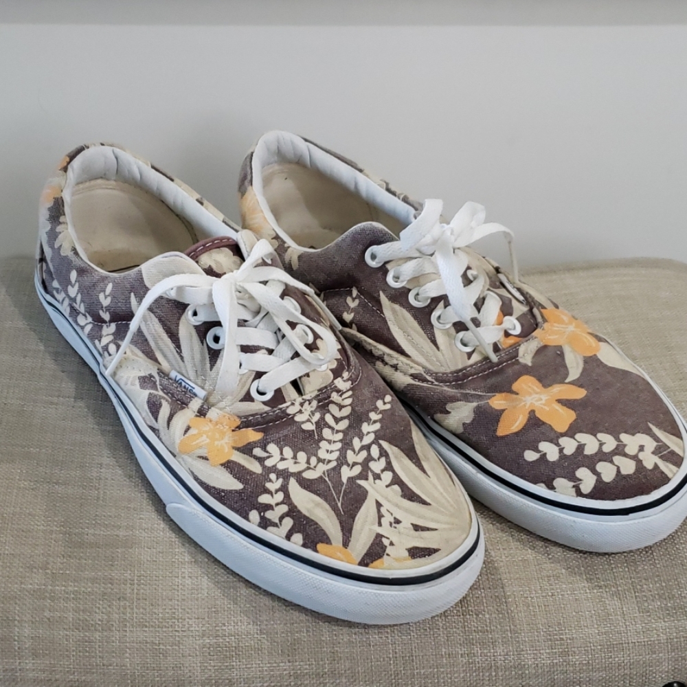 Floral Canvas Sneakers